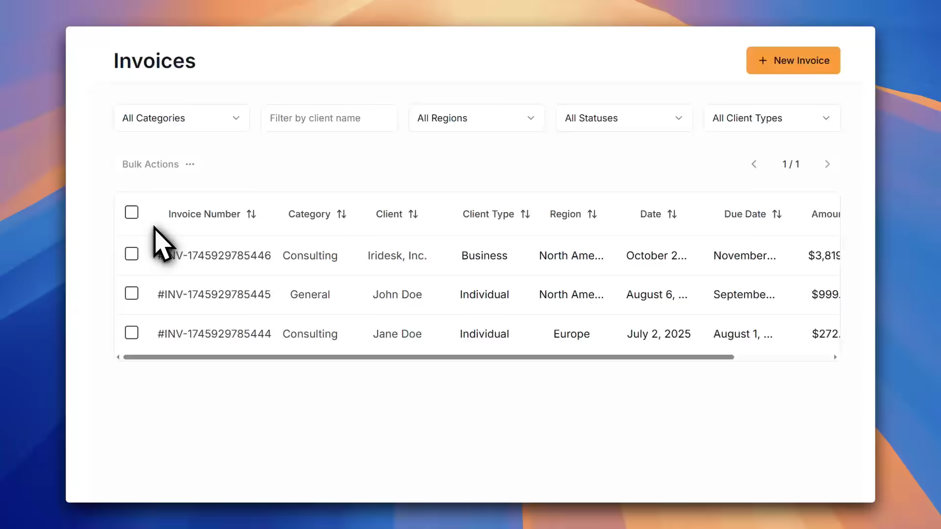 Demo Card Background
